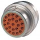 HD36-24-23SN - 23 circuit HD30 line plug. (1pc)